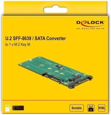 Actual product image Delock U.2 or SATA to M.2 Adapter