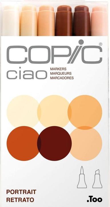 Actual product image Copic Ciao Set of 6 Portrait (6x)