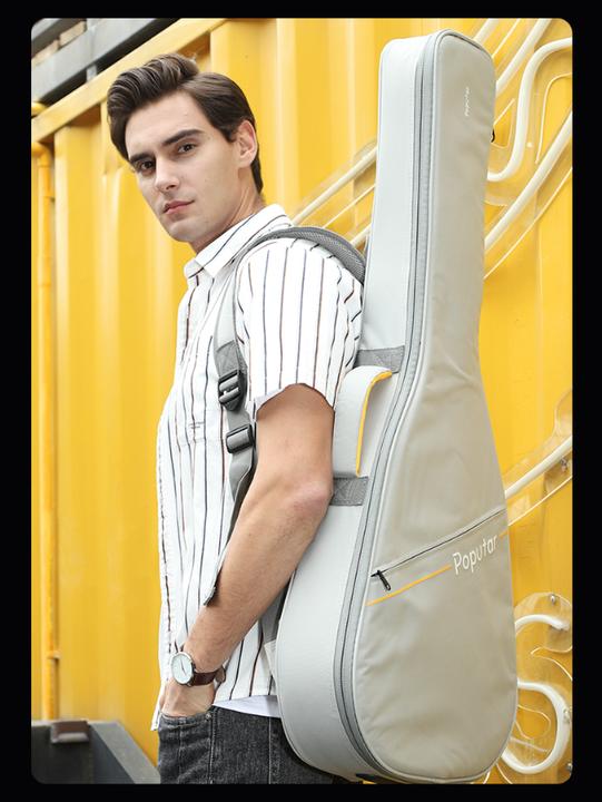 Actual product image Popu Music Westerngitarre Poputar T2 (Western guitar, Acrylonitrile butadiene styrene (ABS) (fingerboard material), Mahogany (rear material), Mahogany (side material), Rosewood (bridge material), Spruce (top))