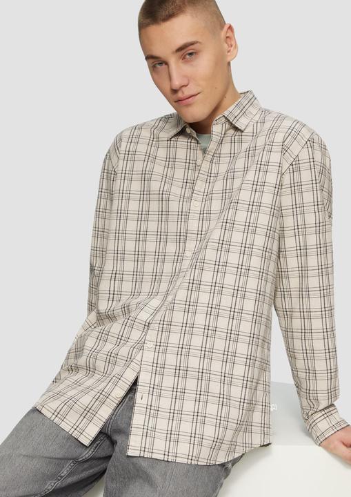 Produktbild S.Oliver Hemd Regular Fit: Kariertes Struktur-Hemd aus Baumwolle (XXL)