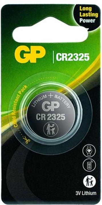 Produktbild GP Batteries GP Lithium-Knopfzelle CR2325 (1 Stk., CR2325, 190 mAh)