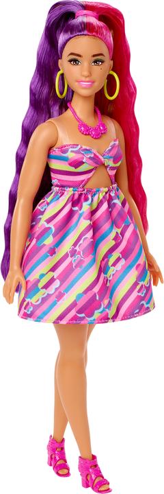 Actual product image Barbie Totally Hair doll in flower look