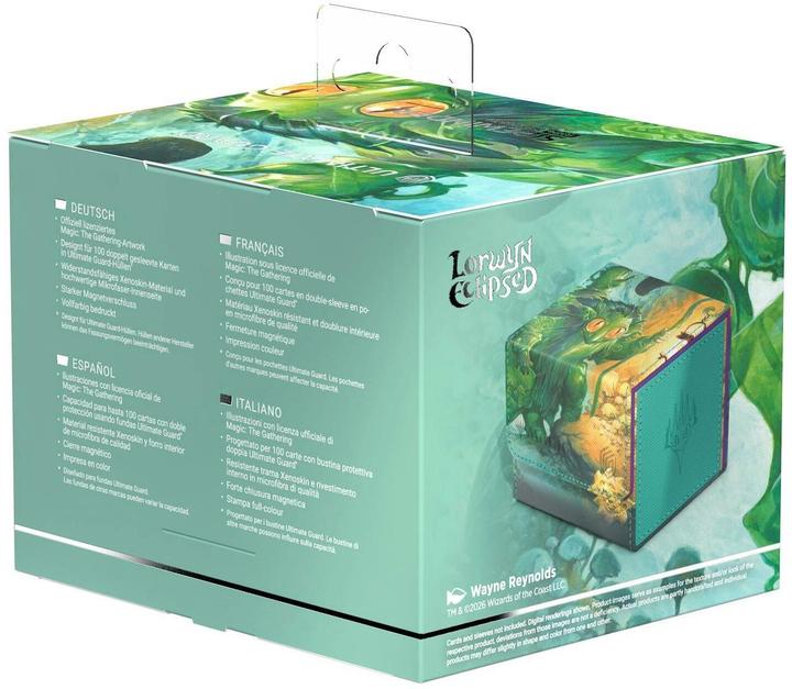 Actual product image Ultimate Guard Sidewinder 100+ Xenoskin Magic: The Gathering "Lorwyn Eclipsed" - Green Rare