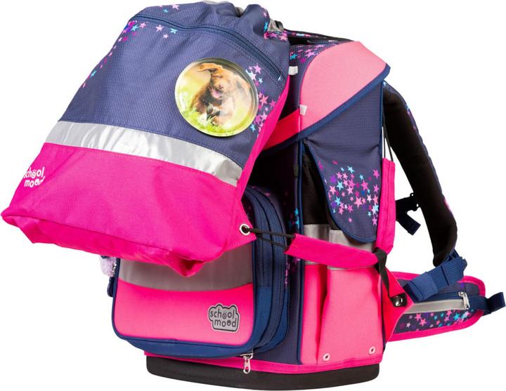 Immagine prodotto School-Mood Set di zaini per la scuola Timeless Pro da 7 pezzi (23.50 l)