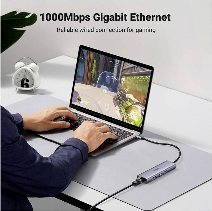 Actual product image Ugreen USB Hub 3.0 (USB-C, 7 ports)