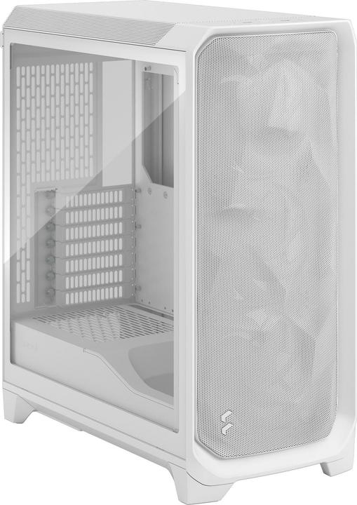 Actual product image Fractal Case Meshify 3 White RGB TG Clear Tint (ATX, Mini-ITX, mATX, E-ATX)