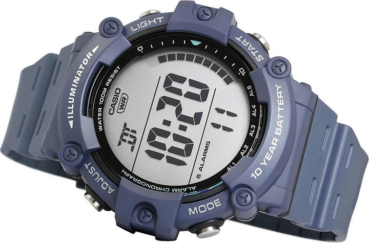 Actual product image Casio AE-1500WH-2AVDF Unisex Watch (Digital watch, 235 mm)