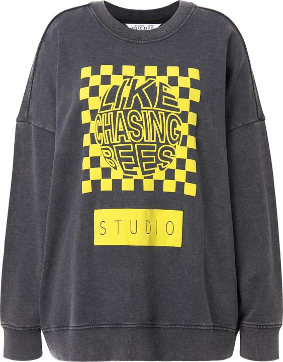 Produktbild Studio Untold Sweatshirt, oversized, Studio Print, weiter Langarm (54)