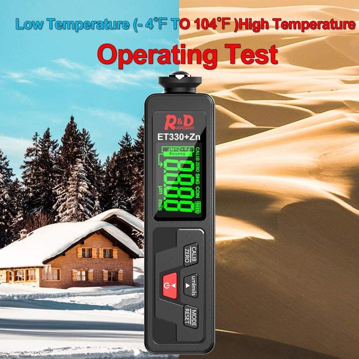 Actual product image Rdinscos Handheld Lackdickenmessgerät ET330 mit LCD-Display