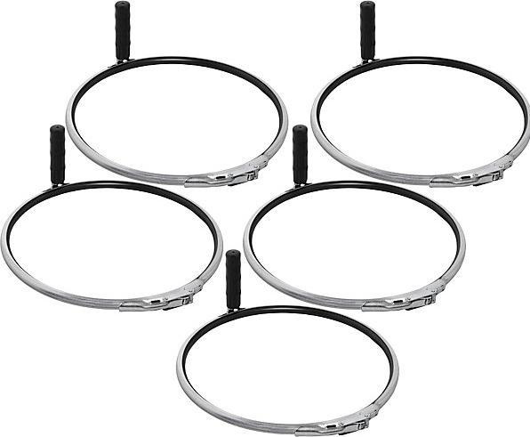 Produktbild Flora Beutelboy, für Volumen 120 l, VE 5 Stk, silber / schwarz (5 x, 120 l)