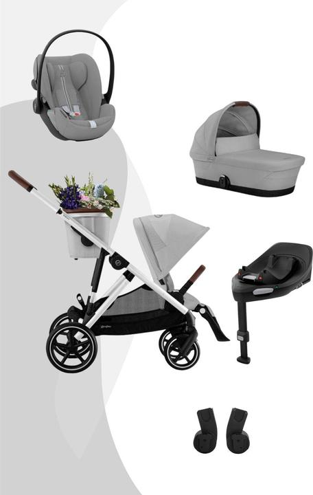 Cybex Gazelle S LUX Travel System - Ease Plus M (0 Monate - 4 Jahre)