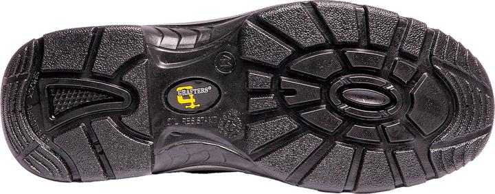 Actual product image Grafters Safety boots with steel toe cap and elasticated inserts (S1, 40)