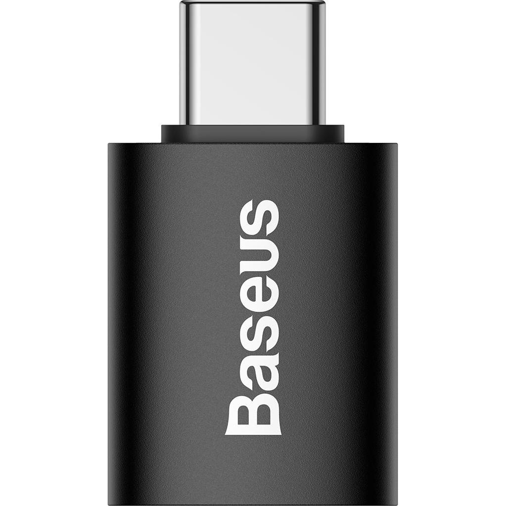 Thumbnail - Baseus USB Typ-C zu (USB-A, USB Typ C), Mobilgerät Adapter, Schwarz