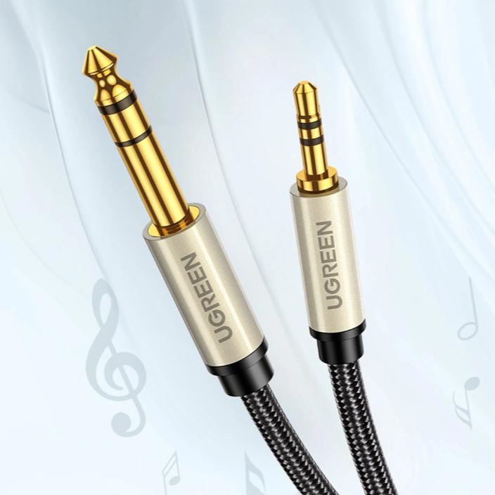 Actual product image Ugreen 3.5mm jack - 6.3mm jack (5 m, 6.3mm jack cable, AUX cable)
