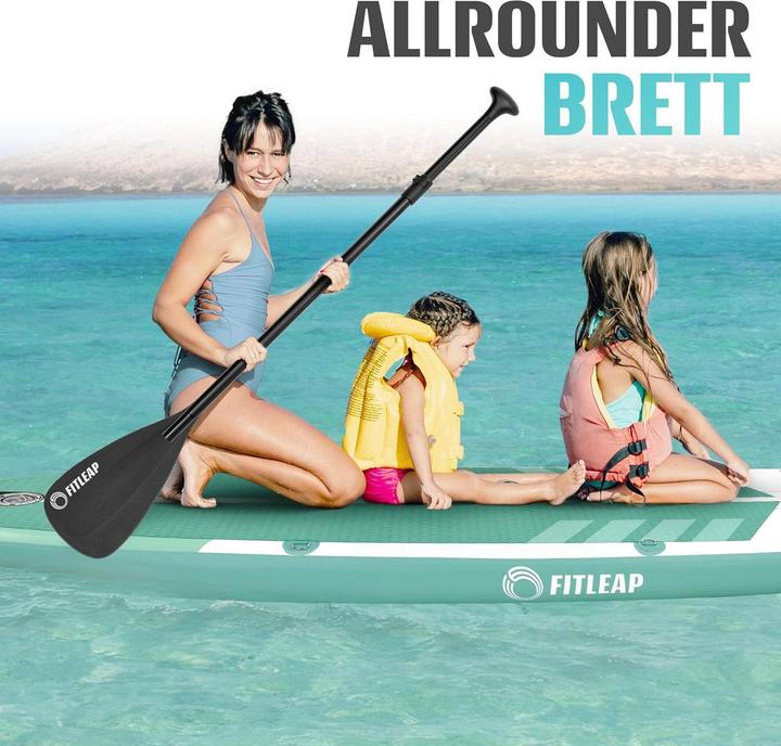 Produktbild Fitleap Premium Stand Up Paddle Board aufblasbar - SUP Board Set mit Hochdruckpumpe, verstellbar… (10'5")