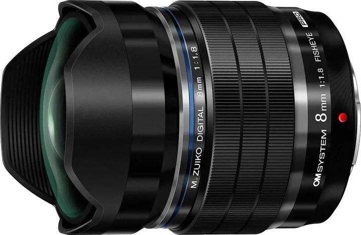 Productafbeelding Olympus OM System m.Zuiko PRO 8mm F1.8 FishEye (Micro Vier Derde, Micro Vier Derde)