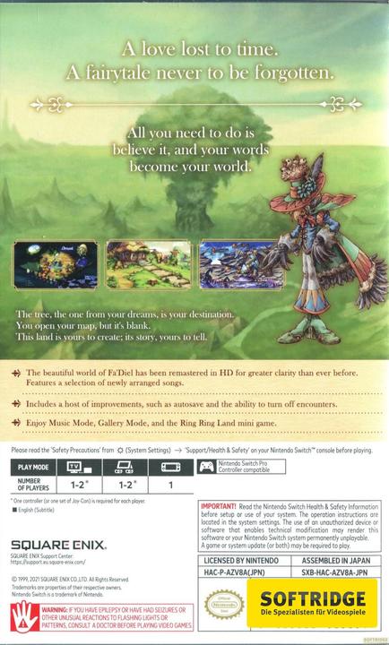 Produktbild Square Enix Legend of Mana (Switch, Switch Lite, Switch OLED, Multilingual)