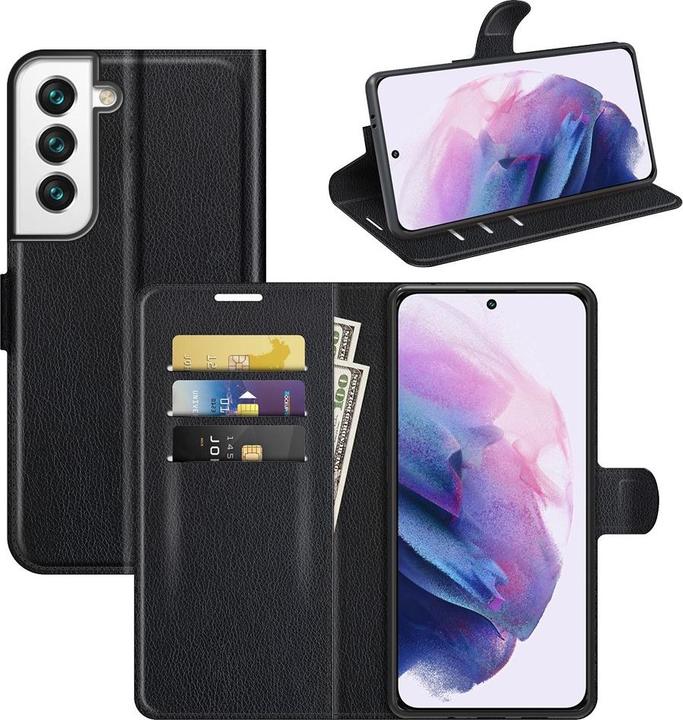 Image du produit Cover-Discount Galaxy S22 - Étui en cuir noir (Samsung Galaxy S22)
