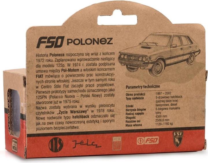 Actual product image Daff PRL FSO Collection Orange Polonaise