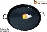 Actual product image La Mer Estrel - Pael Pan enamel - 65 cm - 10 tot 12 persons (Paella pan, Steel)