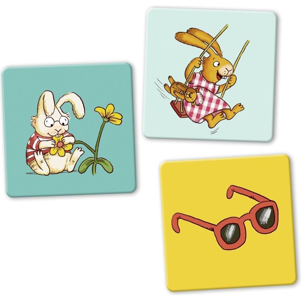 Thumbnail - Oetinger Sieben kleine Hasen. Memo-Spiel (Deutsch)