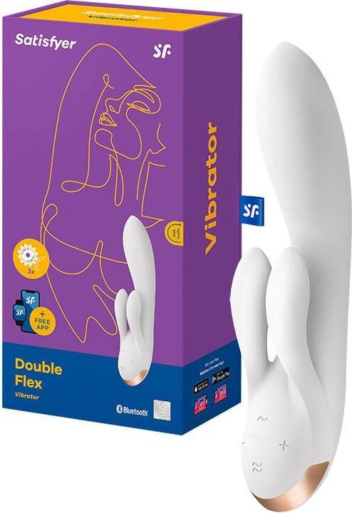Produktbild Satisfyer Double Flex Rabbit Vibrator
