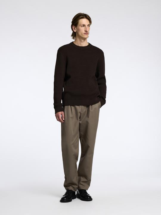 Immagine prodotto Selected Homme Texturierter Pullover mit Rundhalsausschnitt (M)