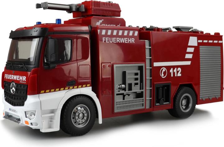 Amewi Camion de pompiers Mercedes Benz brossé électrique 2WD 1:18 RTR (RTR Prêt à fonctionner)