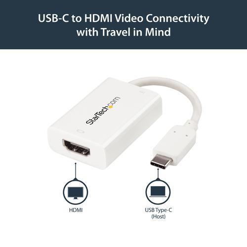 Produktbild StarTech USB Typ-C zu (HDMI, 5 cm)