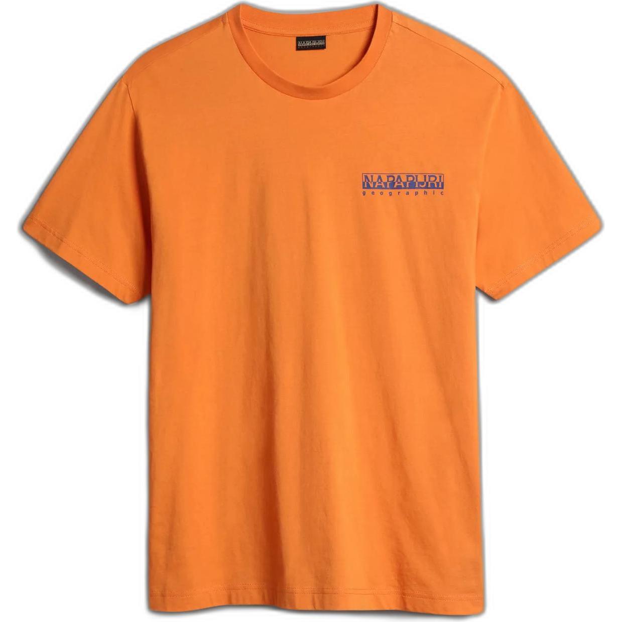 Thumbnail - Napapijri, Herren, Shirt, t-shirt, Orange, (XS)