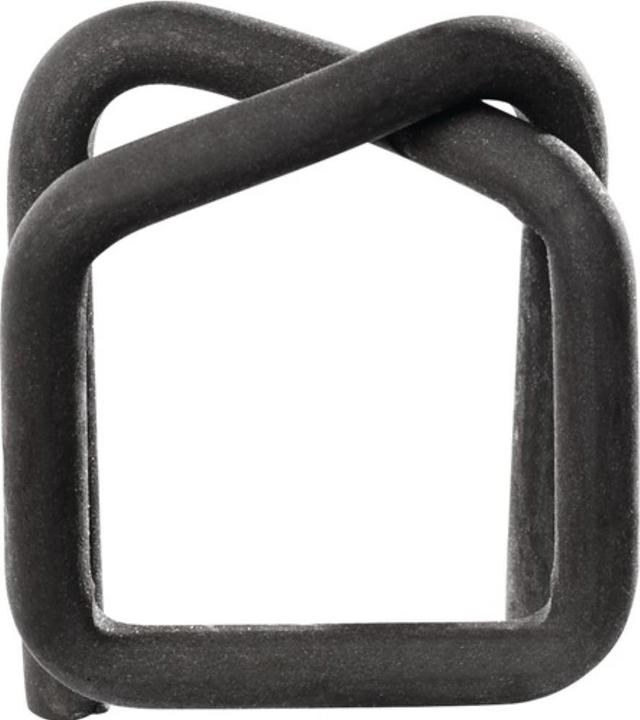 HP Autozubehör Verschlussklemme Breite 19 mm Stahl für PES-Umreifungsbänder phosphatiert (19 mm)