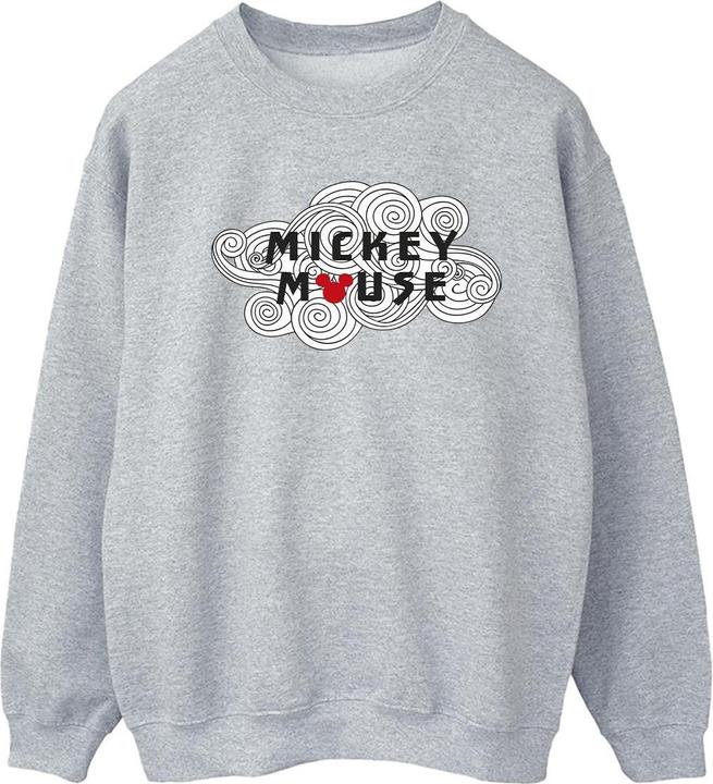 Immagine prodotto Disney Mickey Mouse Swirl Logo Felpa Donna (M)