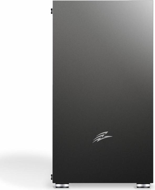 Produktbild Evolveo M4, case mATX, 2x USB2.0 / 1x USB3.0 / 120mm LED / černý s průhlednou bočnicí (Mini-ATX)