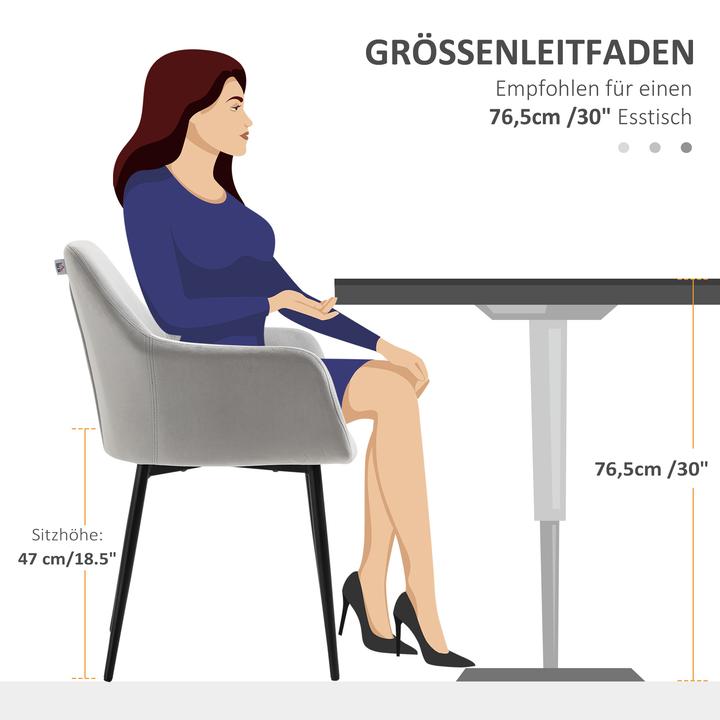 Produktbild Homcom Esszimmerstuhl