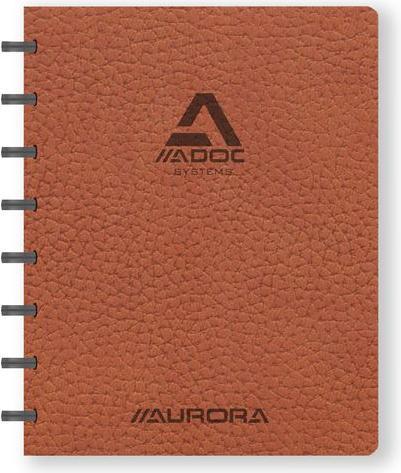 Actual product image Adoc Ring binder (A5, Checked, Soft cover)