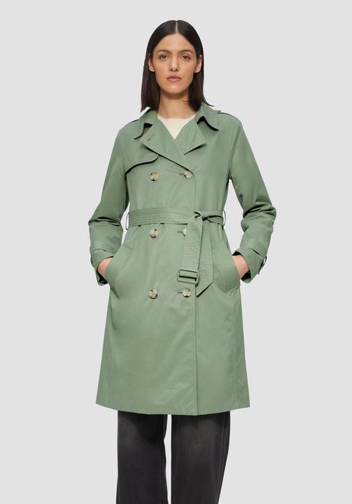 Produktbild S.Oliver Outdoor-Mantel Trenchcoat mit Streifen-Futter