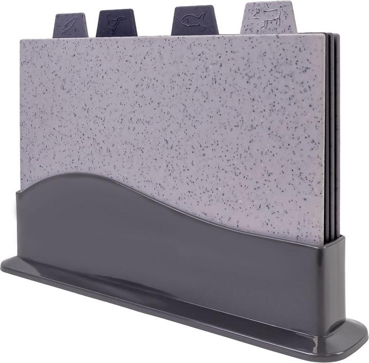 Image du produit Intirilife Set de 5 planches à découper avec support