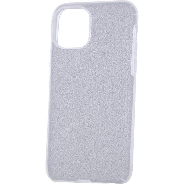 OEM Glitter 3in1 Hülle für iPhone 11 Pro silber (Apple iPhone 11 Pro), Smartphone Hülle, Silber