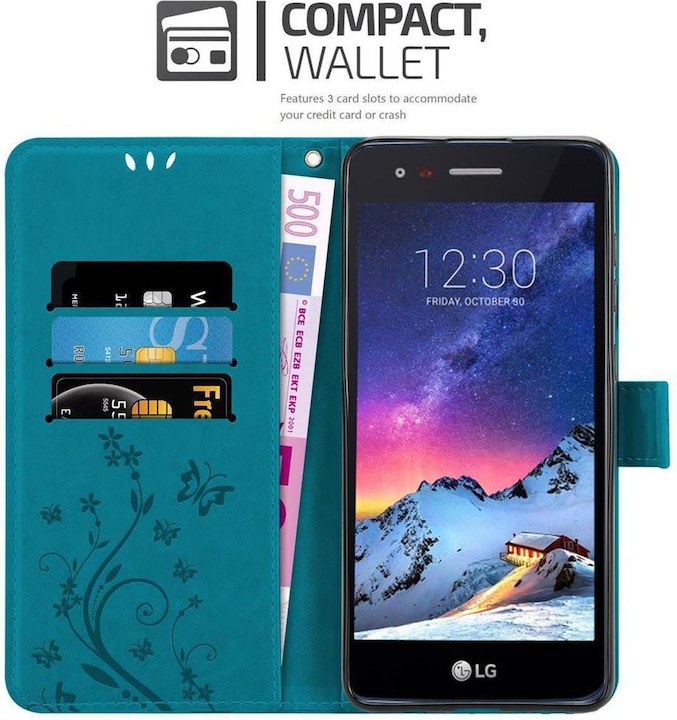 Produktbild Cadorabo Flower Book Cover (LG K8 2017)