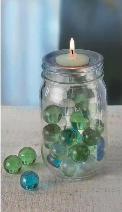 Produktbild Glorex Glas mit 2-teilig Deckel