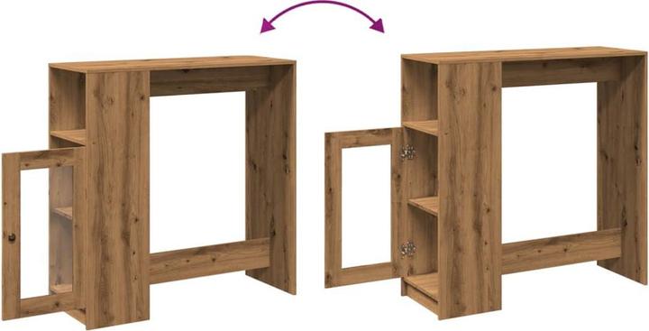 Produktbild vidaXL Bartisch mit Regal