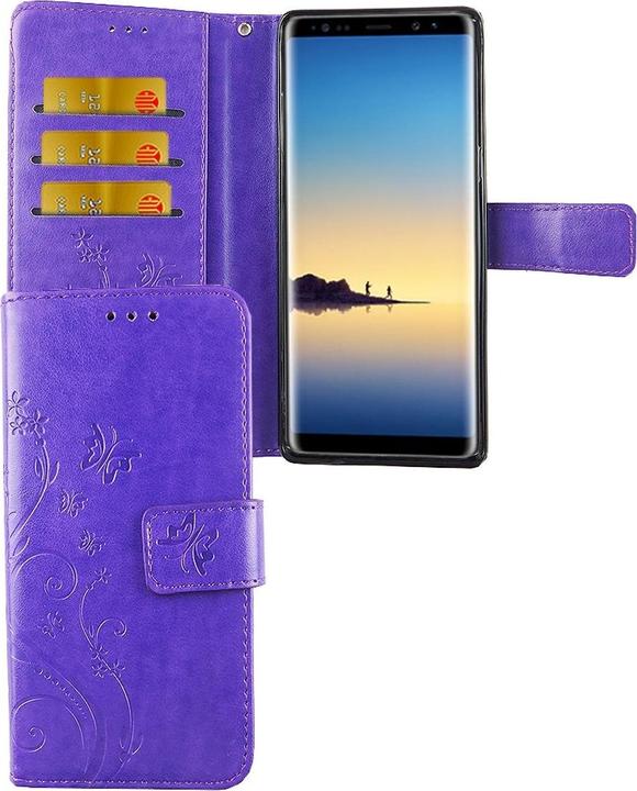 Produktbild König Design Hülle Handy Schutz für Samsung Galaxy Note 8 Case Cover Tasche Wallet Etui Neu (Samsung Galaxy Note 8)
