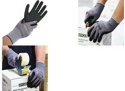 Produktbild Hygostar Nylon-Feinstrick-Handschuh Ergo Flex XL/10 grau-schwarz VE=12 Paar (10)