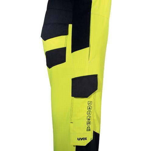 Uvex Sports, Arbeitsjacke, Latzhose uvex suXXeed multifunction gelb, warngelb 28 (28)