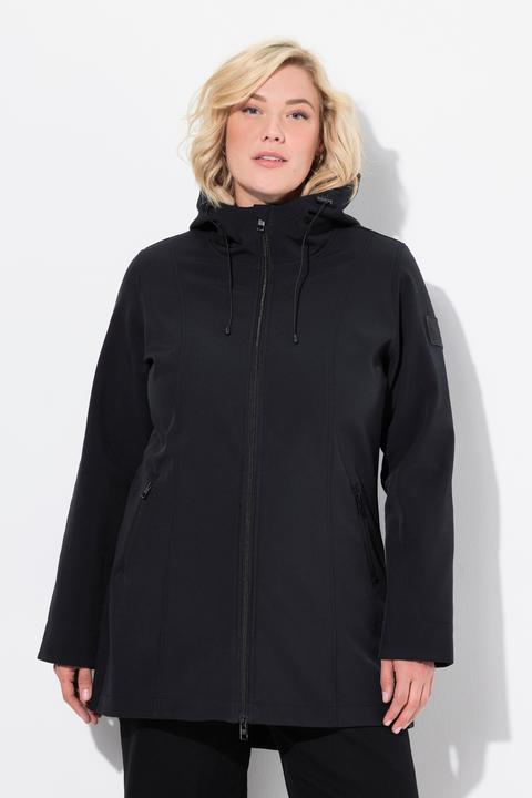 Produktbild Ulla Popken HYPRAR Long-Softshelljacke, wasserabweisend, A-Linie (42, 44)