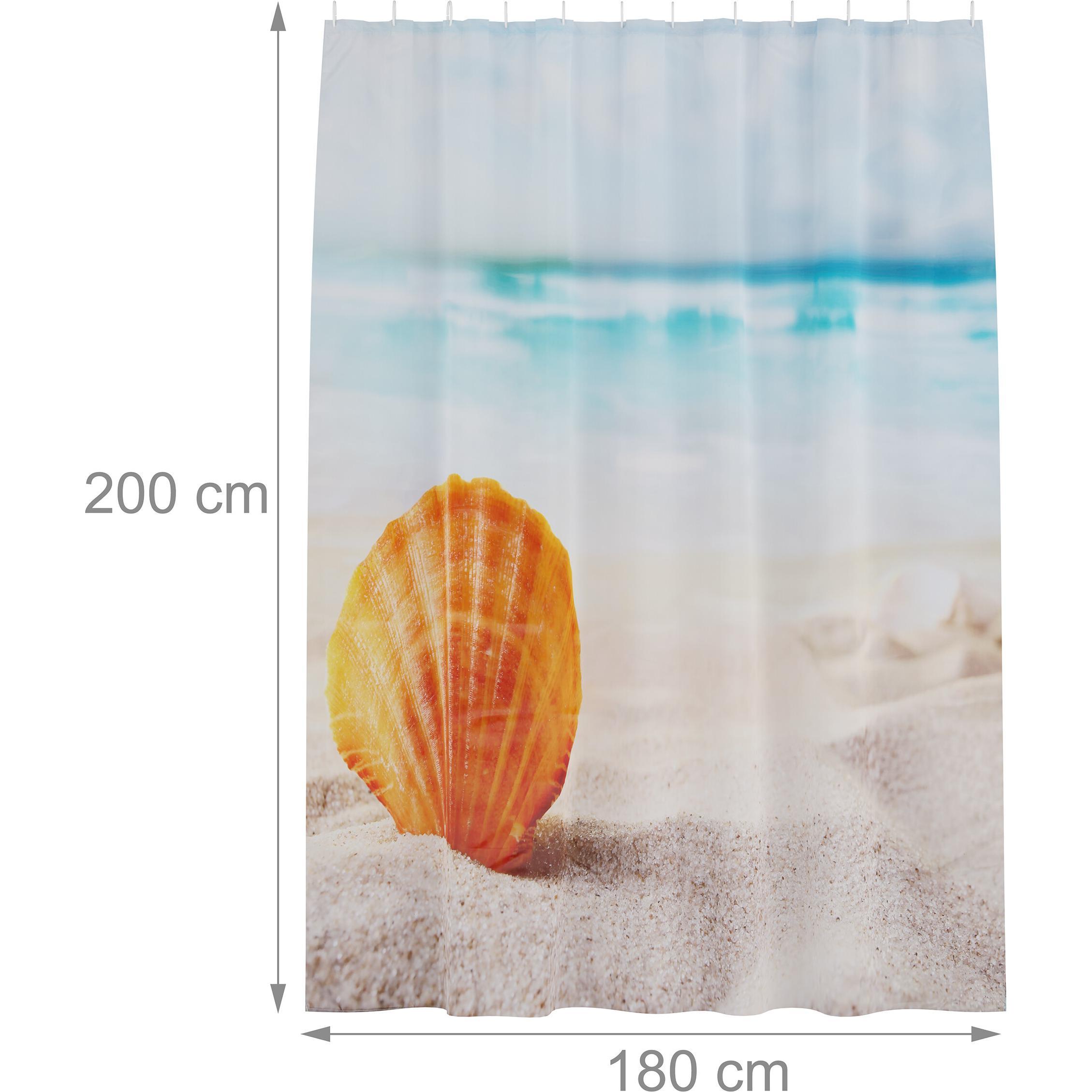Thumbnail - Relaxdays, Duschvorhang, Duschvorhang (180 x 0.1 x 200 cm)