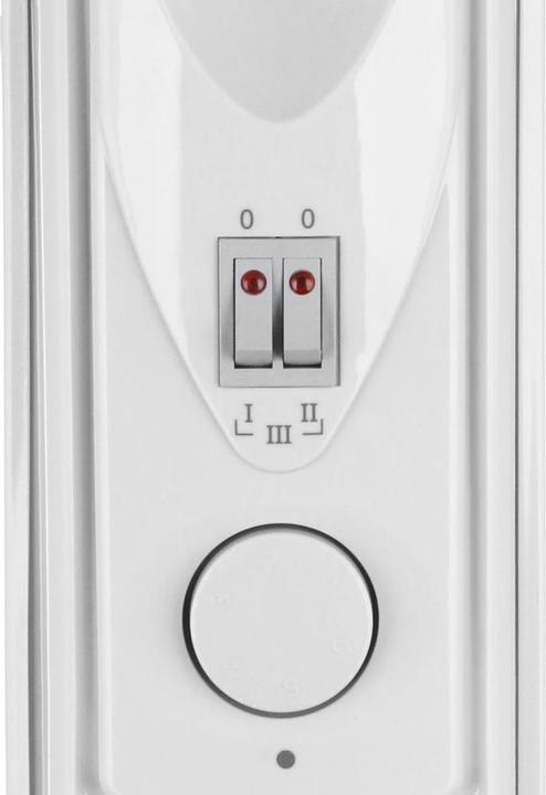 Actual product image Emerio Oil radiator 7 fins monobloc. Thermostat (1500 W)