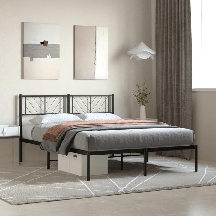 Produktbild vidaXL Metall Bettgestell (120 x 190 cm)