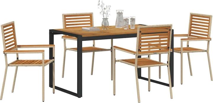 Produktbild vidaXL Garten Essgruppe (140 x 80 x 75 cm)