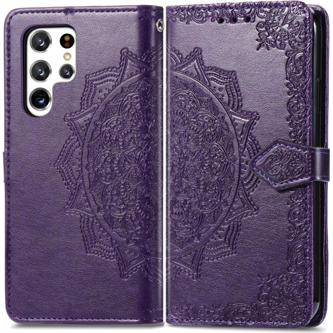 König Design Hülle Handy Schutz für Samsung Galaxy S22 Ultra 5G Case Cover Tasche Etuis Neu (Samsung Galaxy S22 Ultra), ...